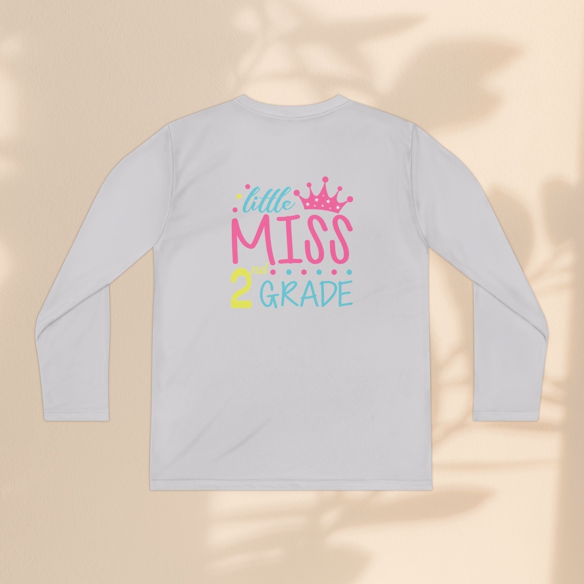 Little Miss 2nd Grade Long Sleeve Shirt – Cute Kids Birthday Tee