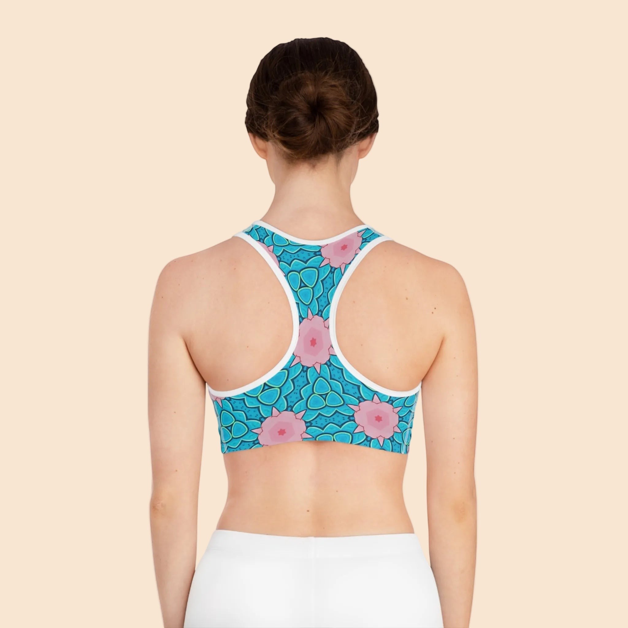 Mermaid’s Garden – Seamless Sports Bra - Stylish & Comfortable Workout Gear
