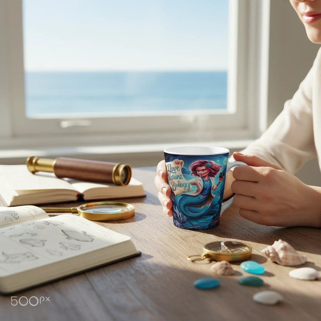 Latte Mug - Love Marine Biology