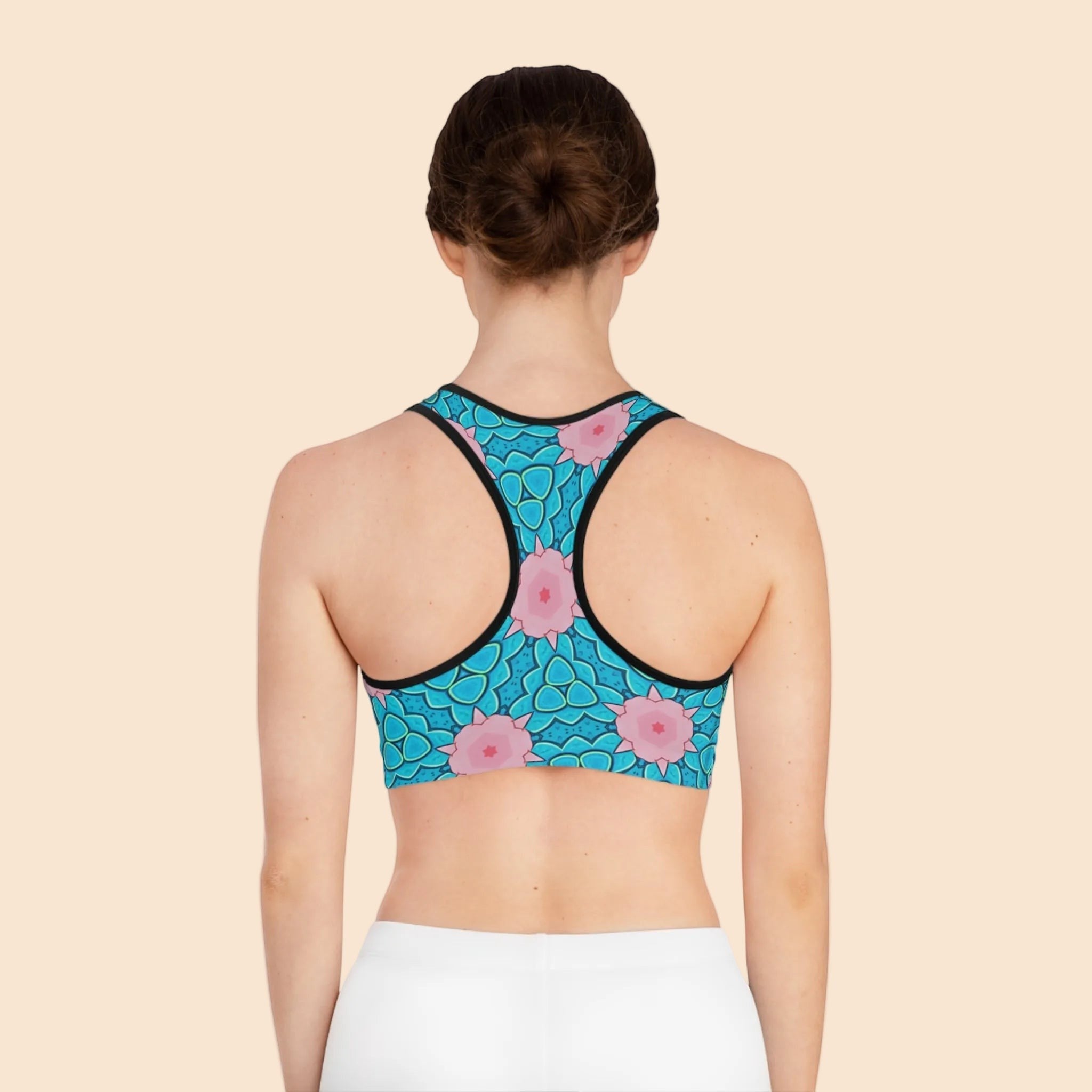 Mermaid’s Garden – Seamless Sports Bra - Stylish & Comfortable Workout Gear