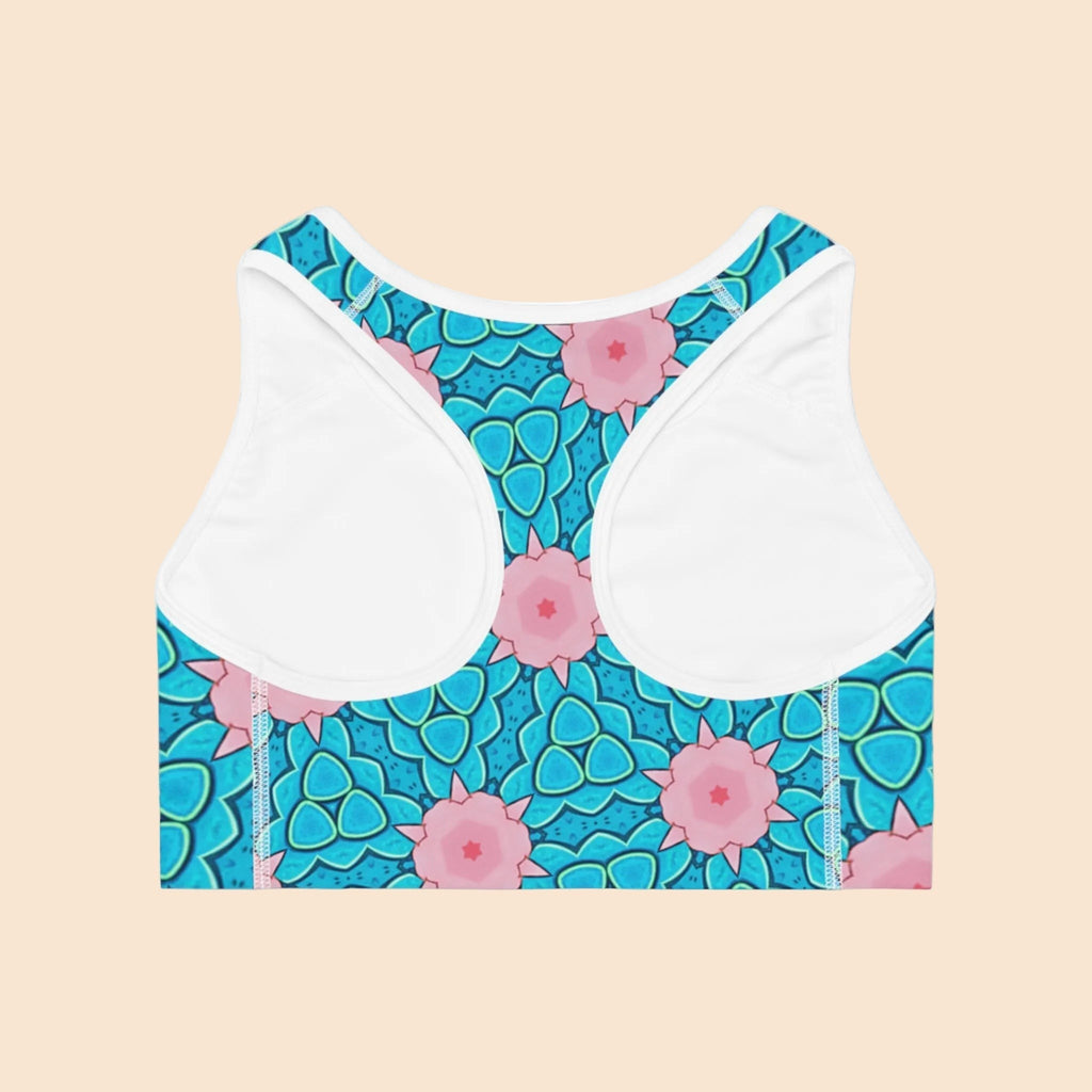 Mermaid’s Garden – Seamless Sports Bra - Stylish & Comfortable Workout Gear