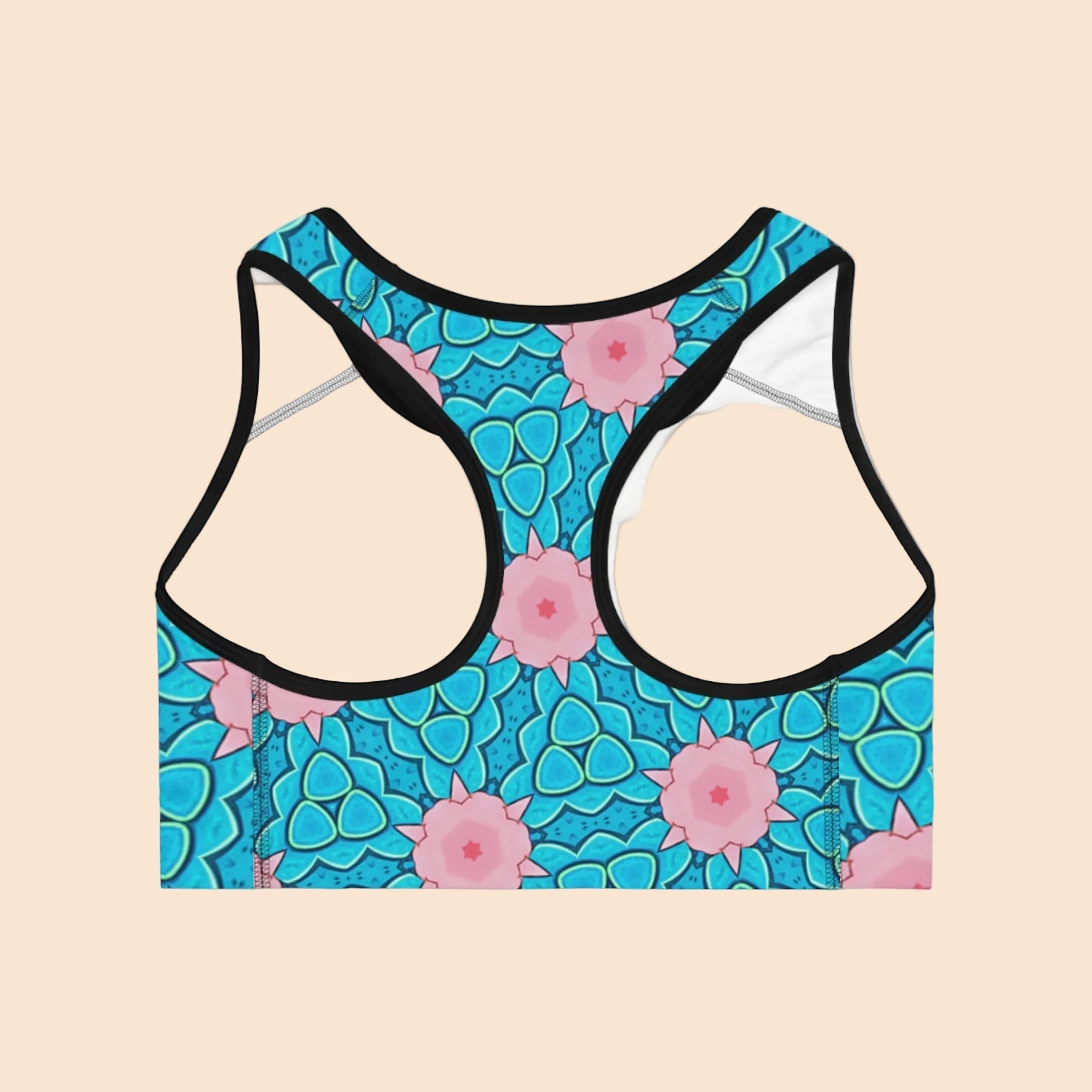 Mermaid’s Garden – Seamless Sports Bra - Stylish & Comfortable Workout Gear