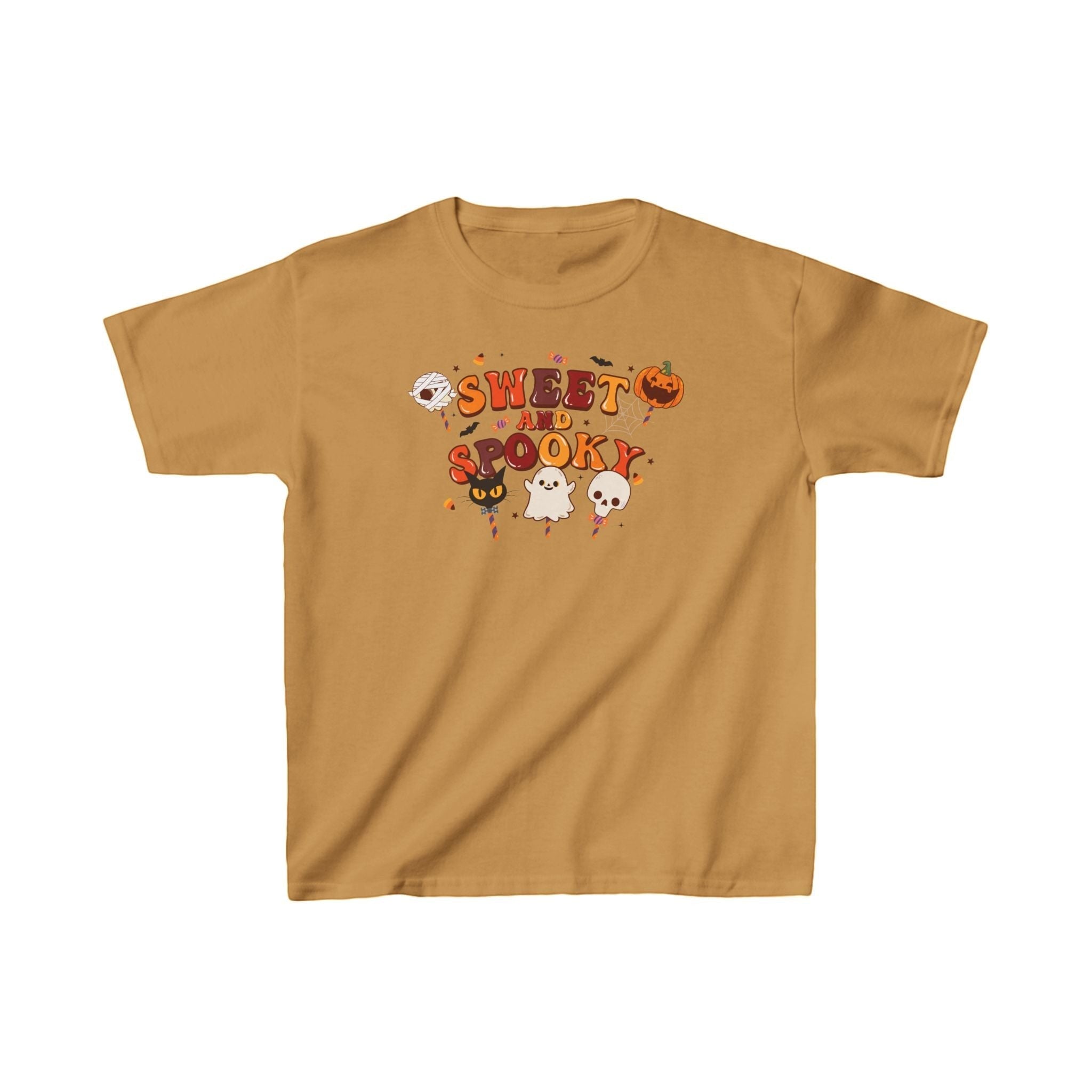 Kids Heavy Cotton™ Tee - Sweet and Spooky