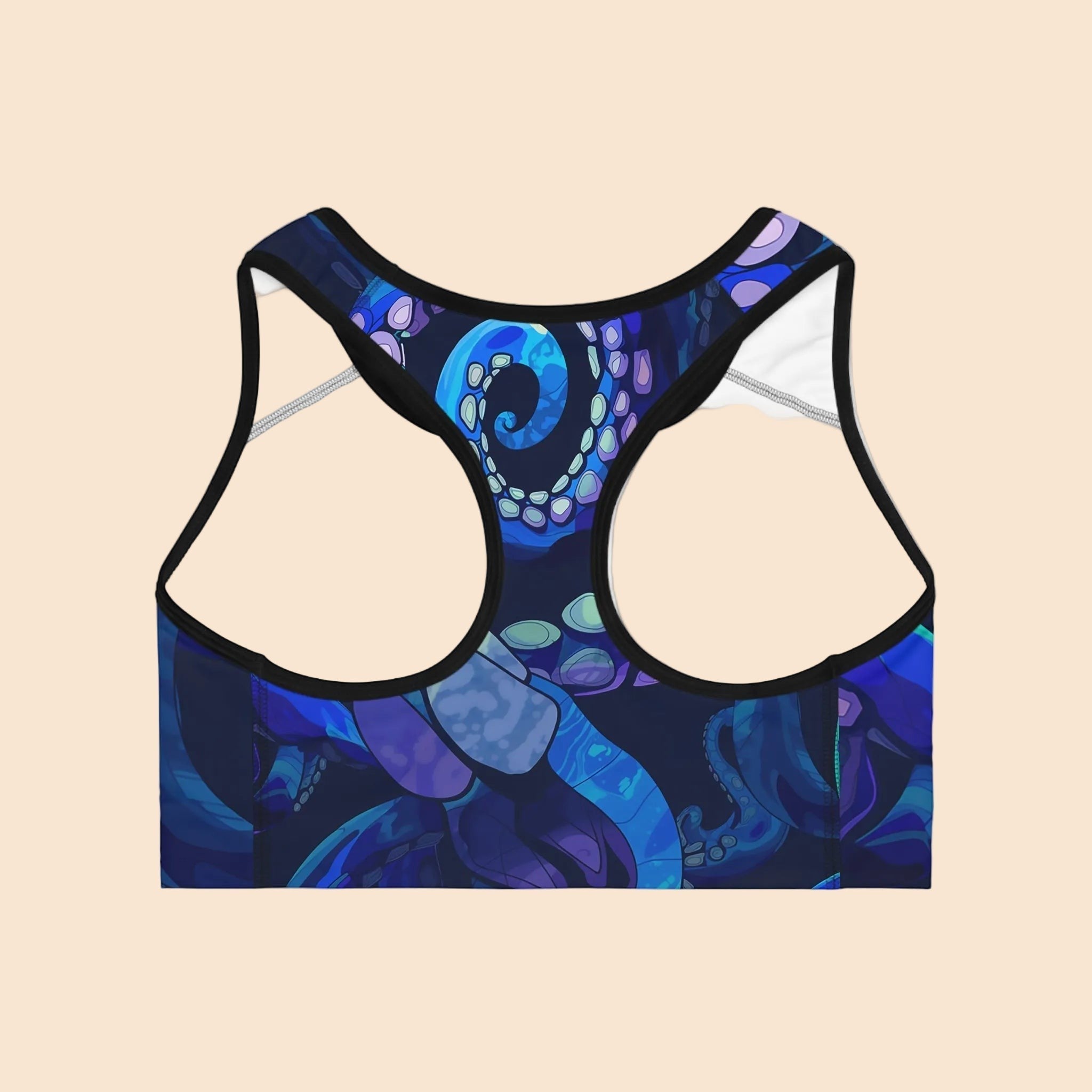 Octopus Delight Sports Bra - Activewear for Yoga and Fitness