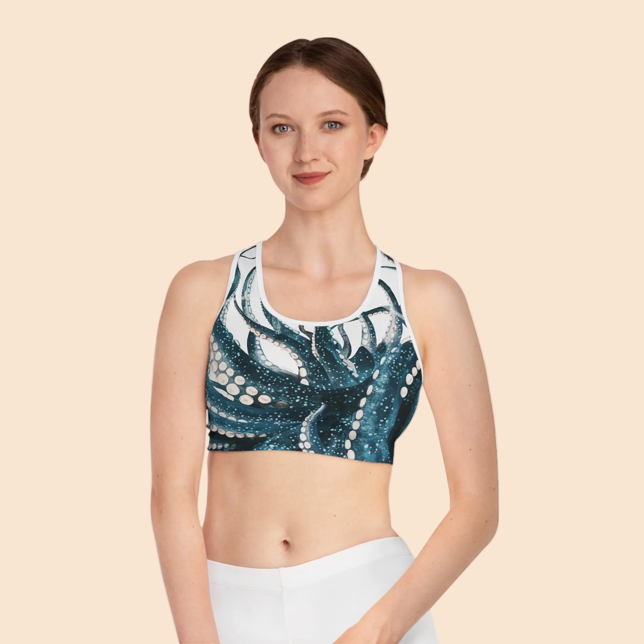 Sea Dragon Dreams Octopus Print Athletic Yoga Set
