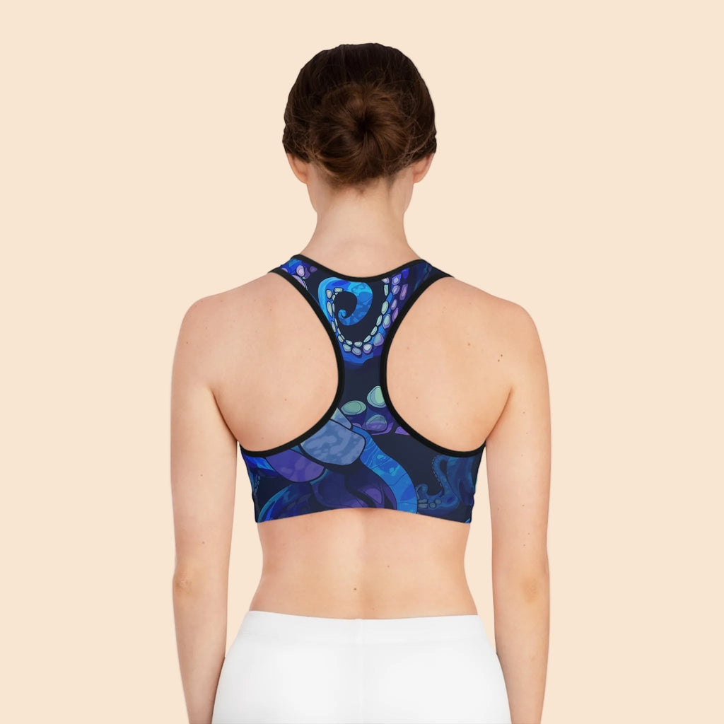 Octopus Delight Sports Bra - Activewear for Yoga and Fitness