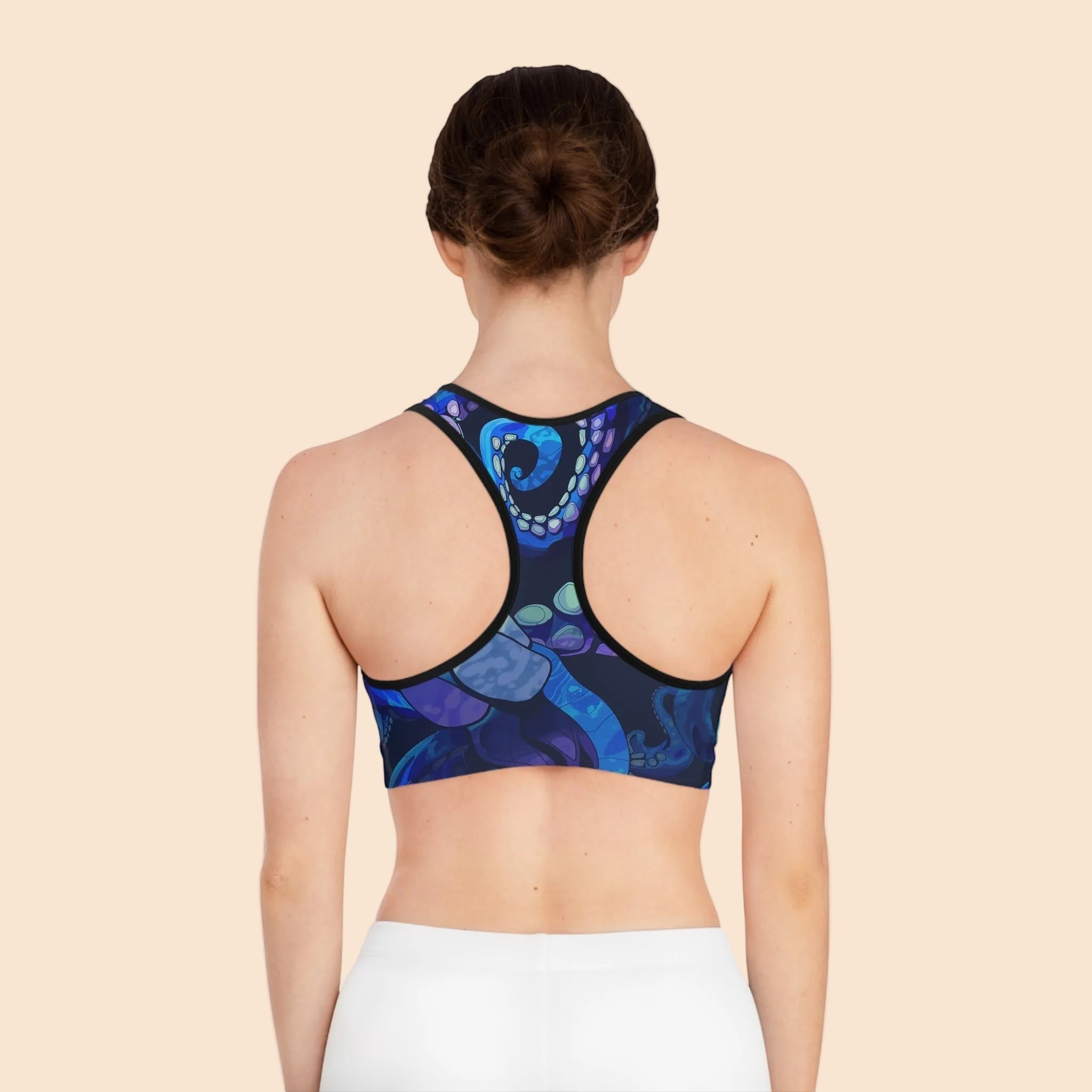 Octopus Delight Sports Bra - Activewear for Yoga and Fitness