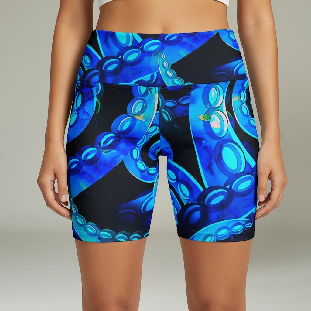Octopus Delight Workout Shorts