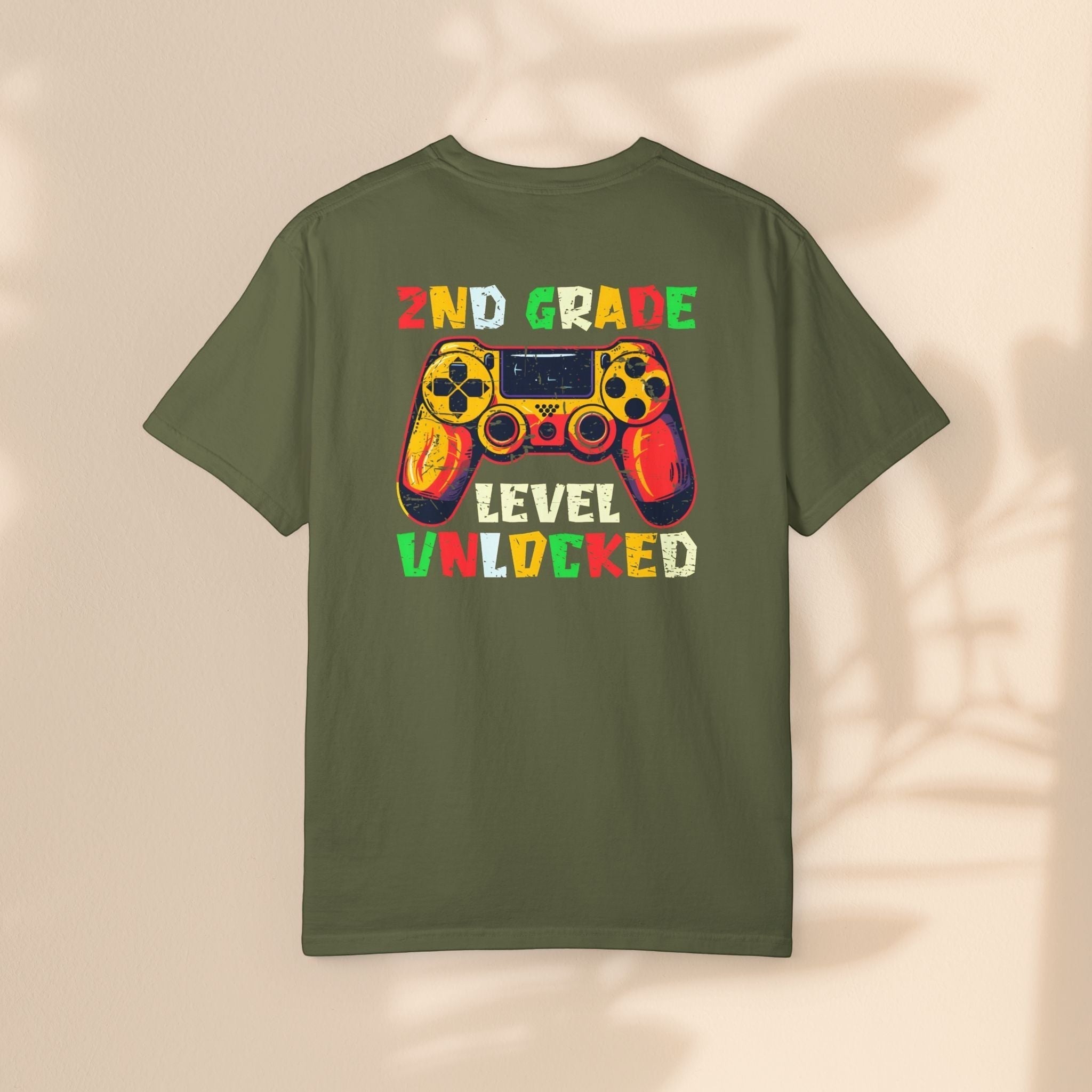 2nd Grade Gamer Kids T-Shirt – Level Unlocked Back to School Tee