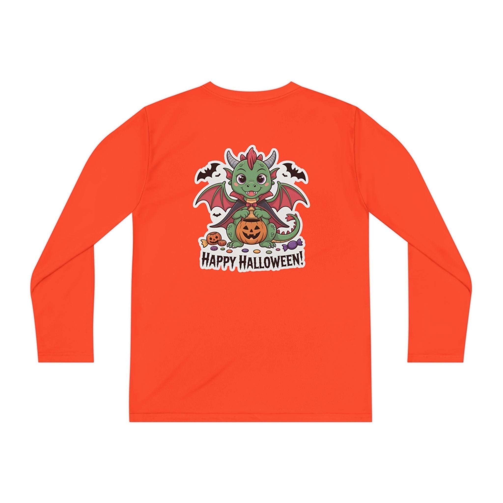 Halloween Youth Long Sleeve Tee – Cozy Kids Shirt for Trick-or-Treating & Parties