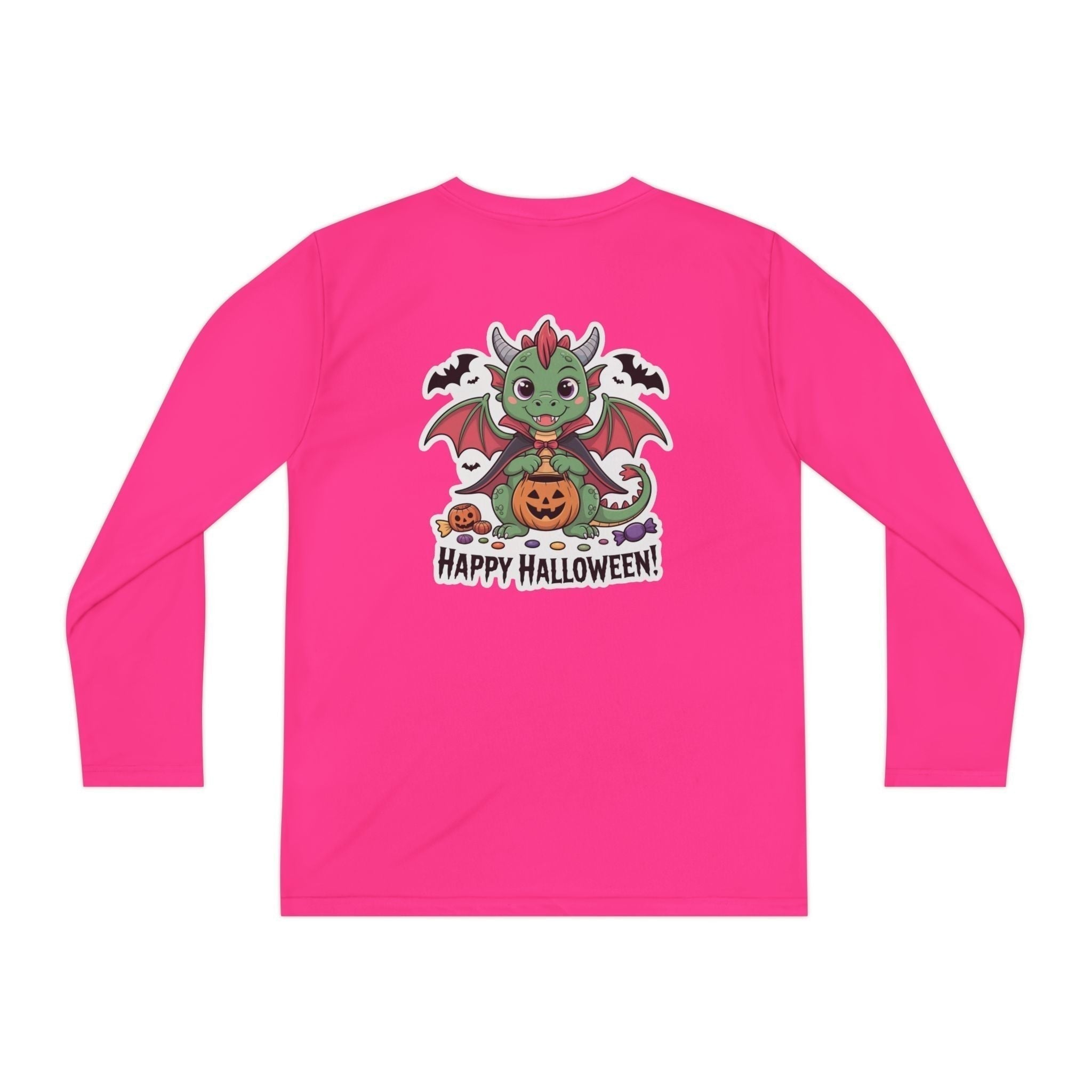 Halloween Youth Long Sleeve Tee – Cozy Kids Shirt for Trick-or-Treating & Parties