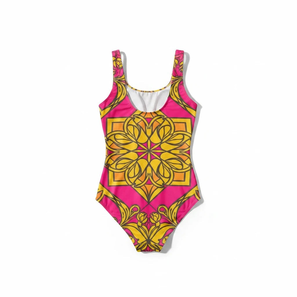 Sea Dragon Dreams Patterned One Piece Swimsuit