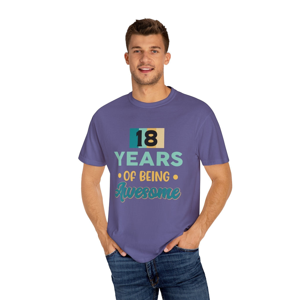 18th Birthday Unisex T-Shirt, Awesome Milestone Tee