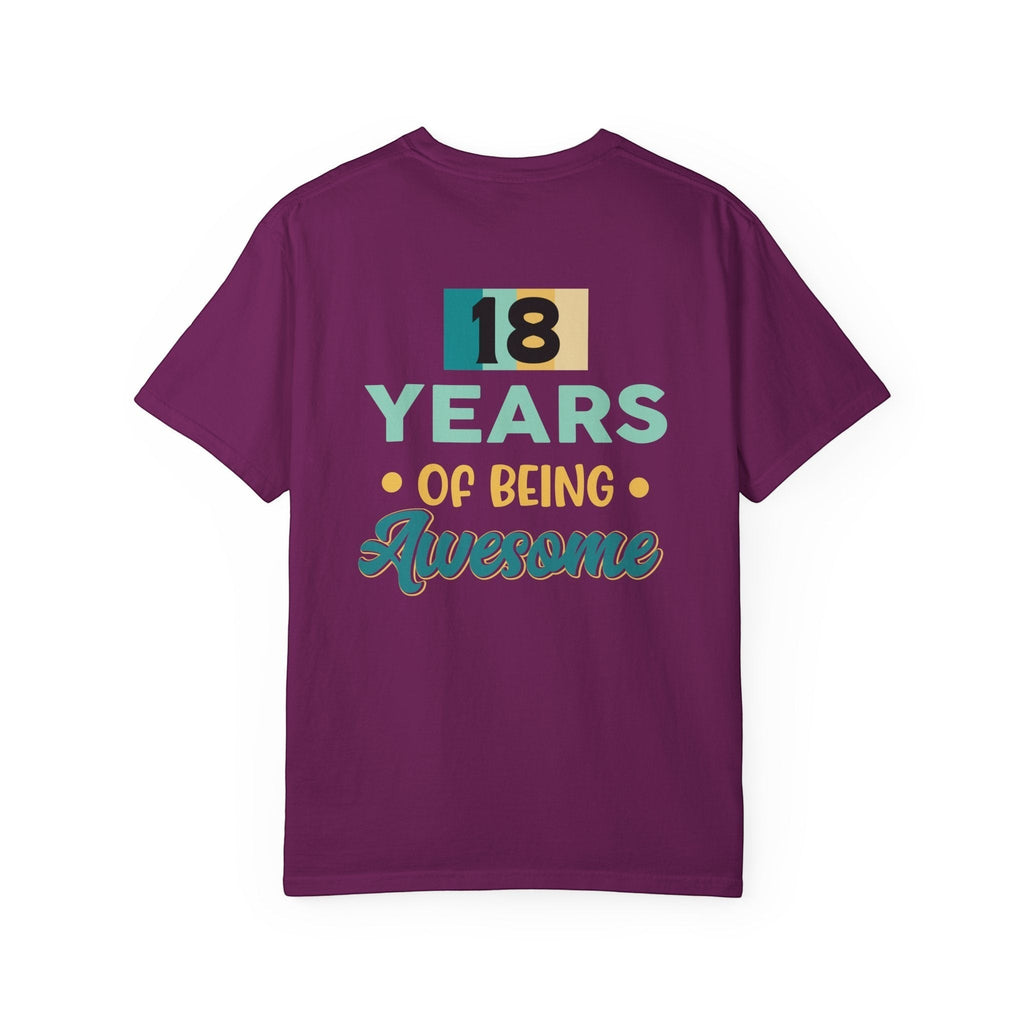 18th Birthday Unisex T-Shirt, Awesome Milestone Tee