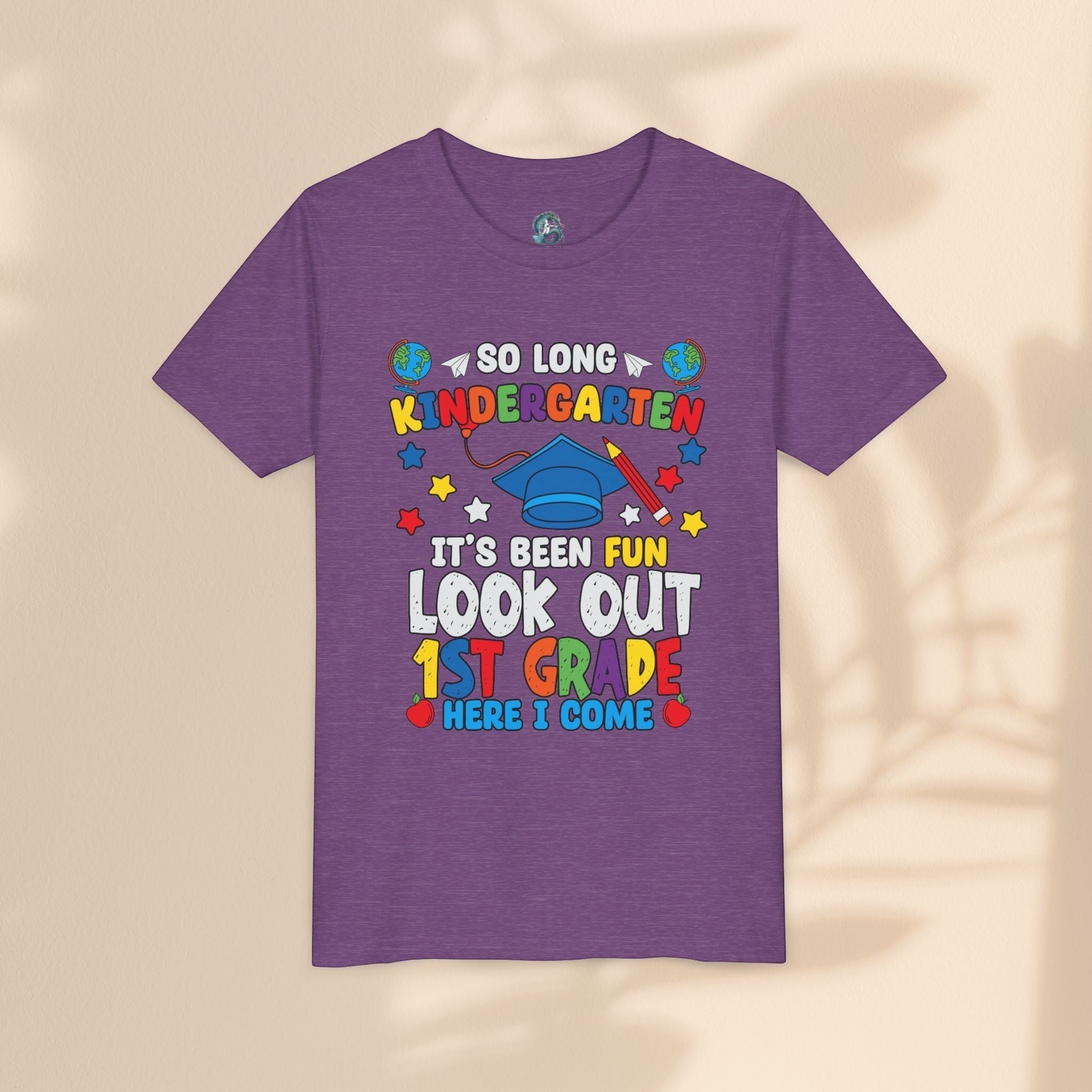Look Out First Grade Here I Come T-Shirt - Kindergarten to 1st Grade Transition T-Shirt