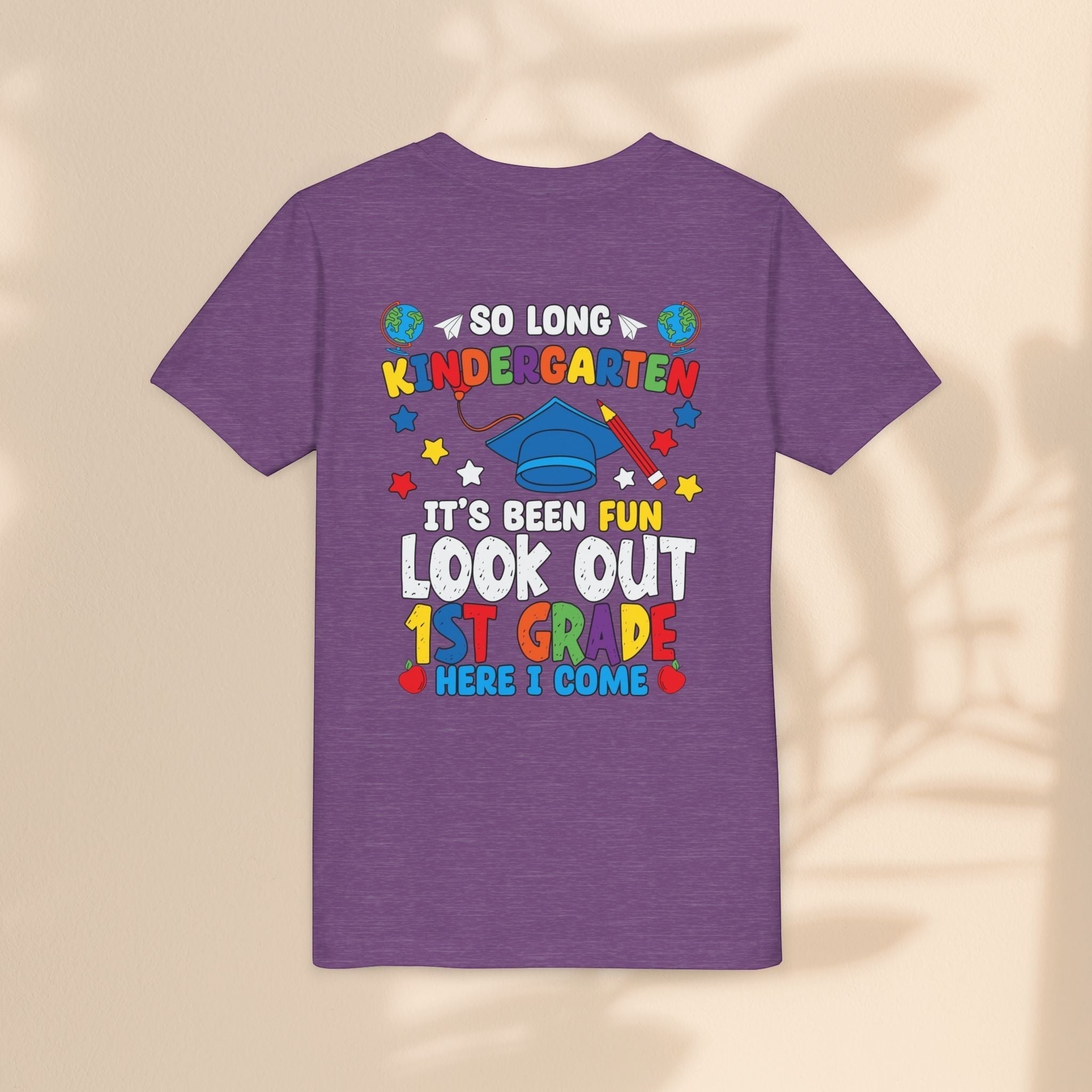 Look Out First Grade Here I Come T-Shirt - Kindergarten to 1st Grade Transition T-Shirt