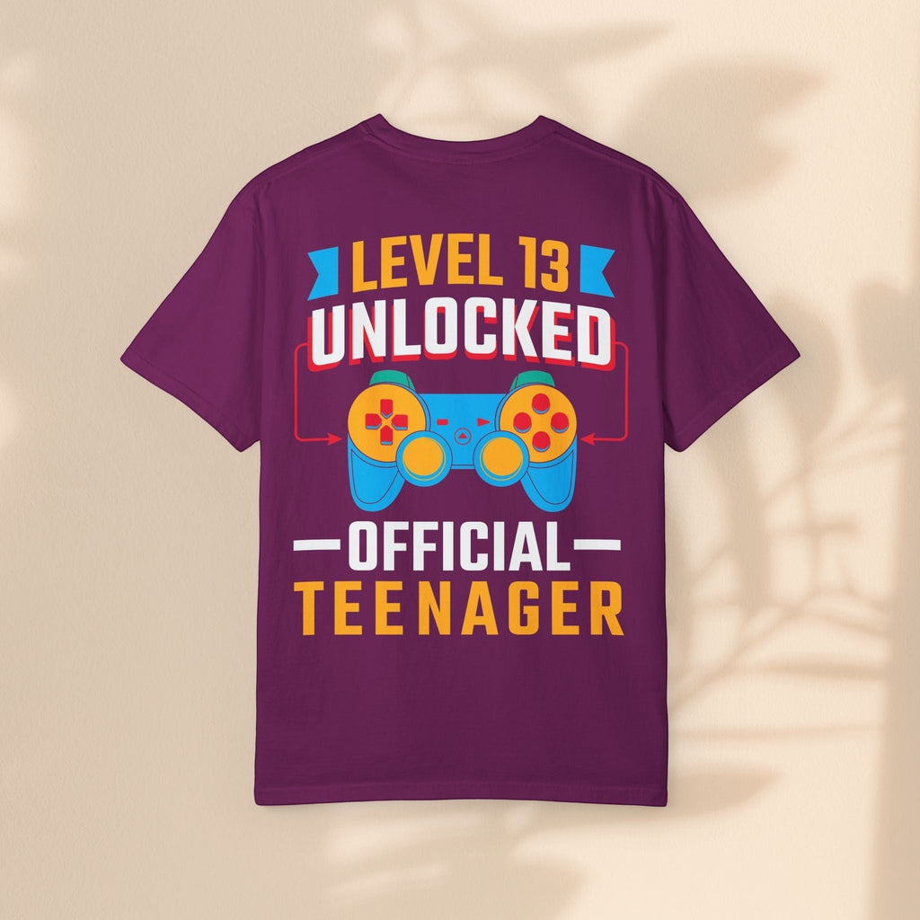 Level Up 13 Gamer T-Shirt | Teen Birthday Gaming Tee