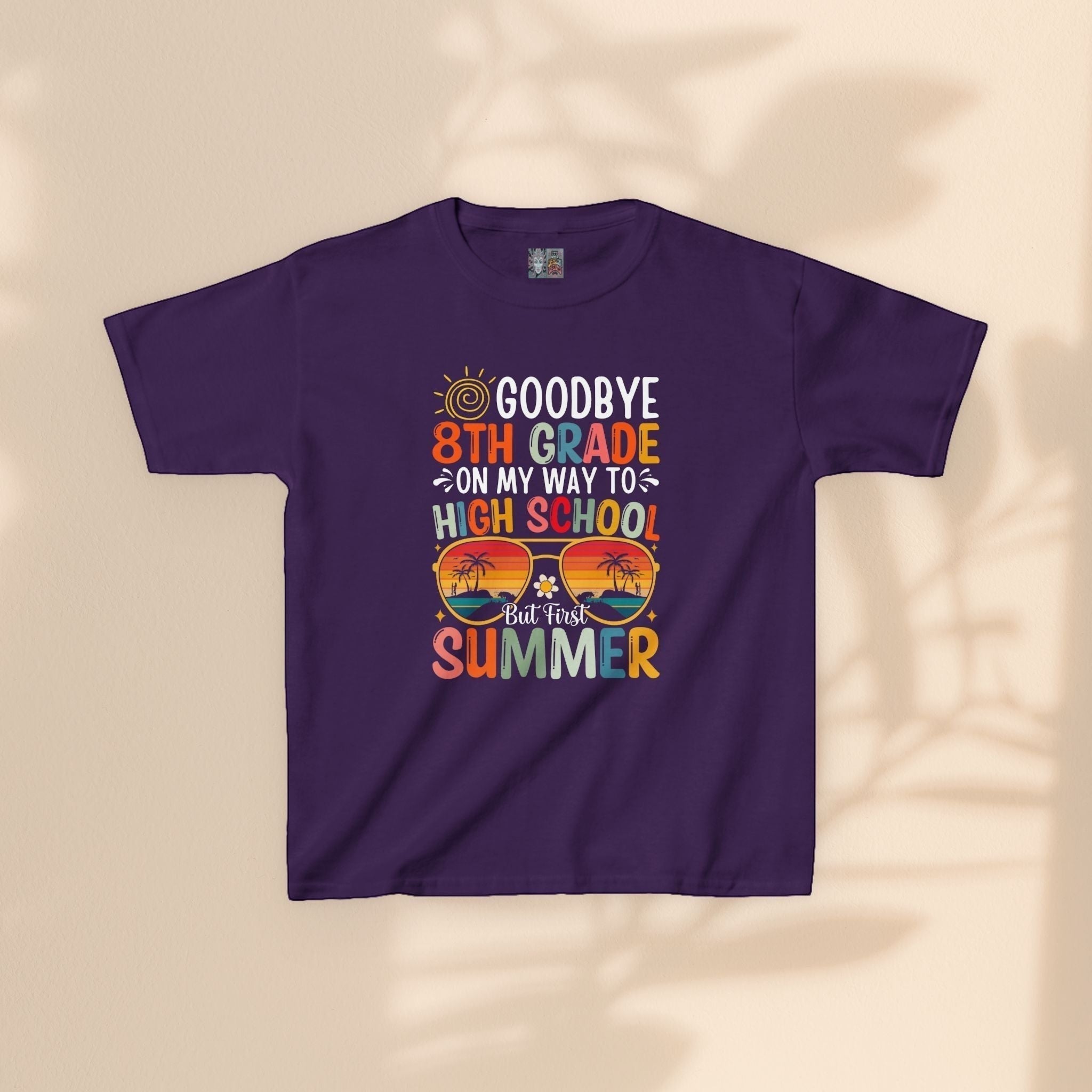 Goodbye 8th Grade Summer Kids Tee - Fun & Stylish Graduation Shirt