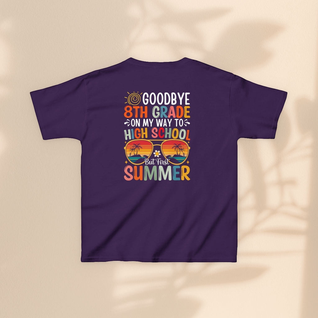 Goodbye 8th Grade Summer Kids Tee - Fun & Stylish Graduation Shirt