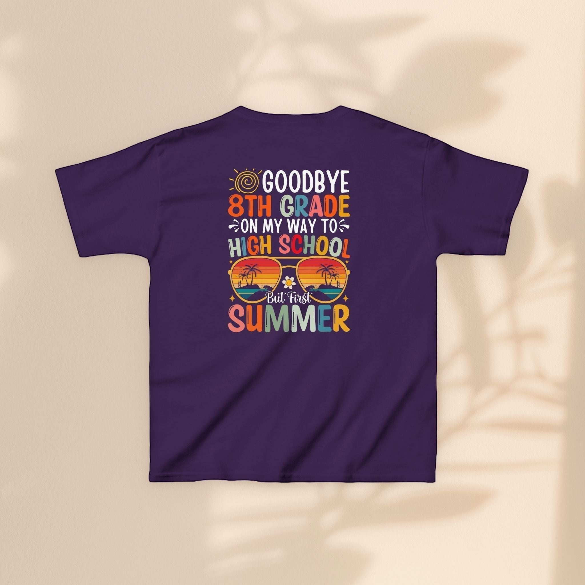 Goodbye 8th Grade Summer Kids Tee - Fun & Stylish Graduation Shirt