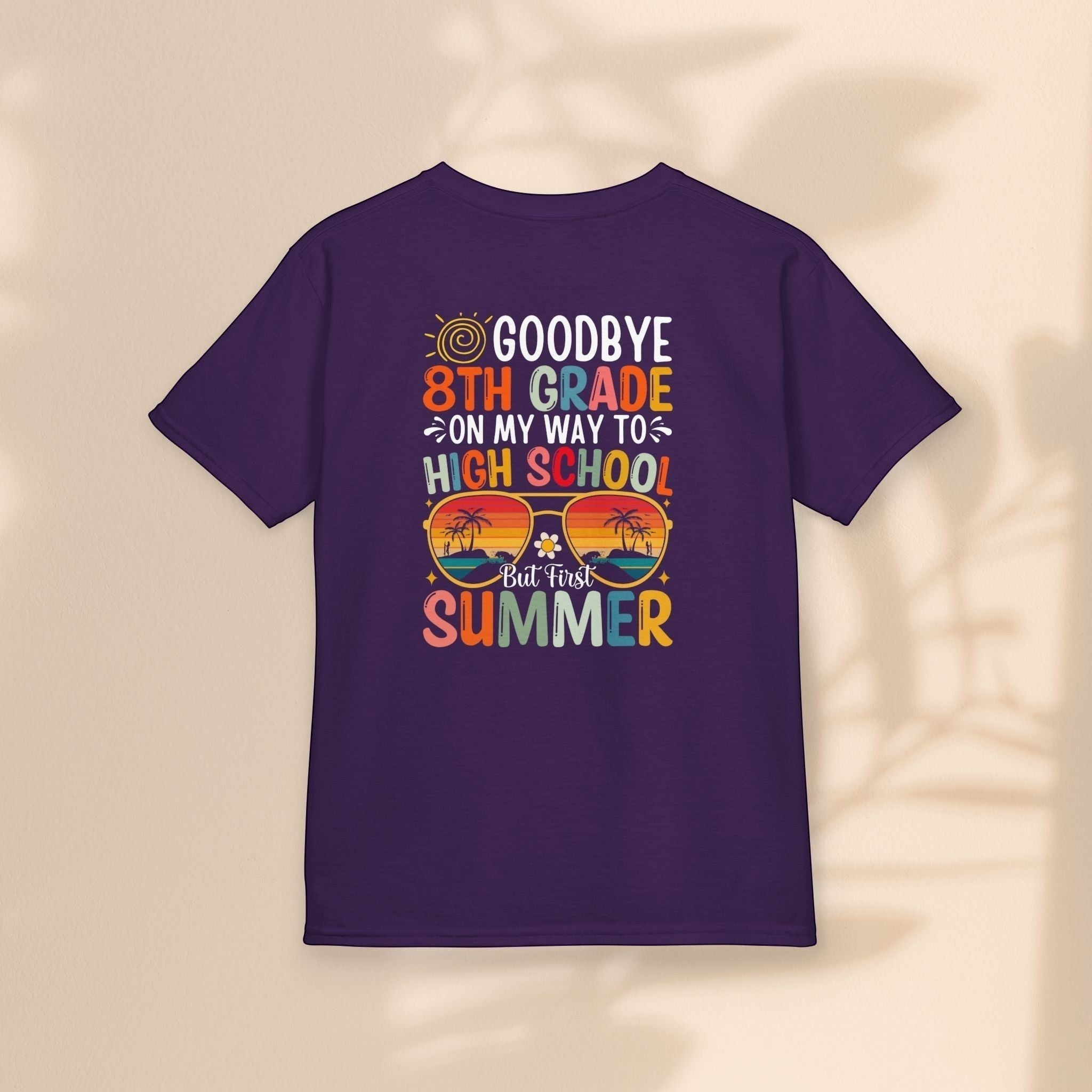 Goodbye 8th Grade Summer Kids Tee - Fun & Stylish Graduation Shirt