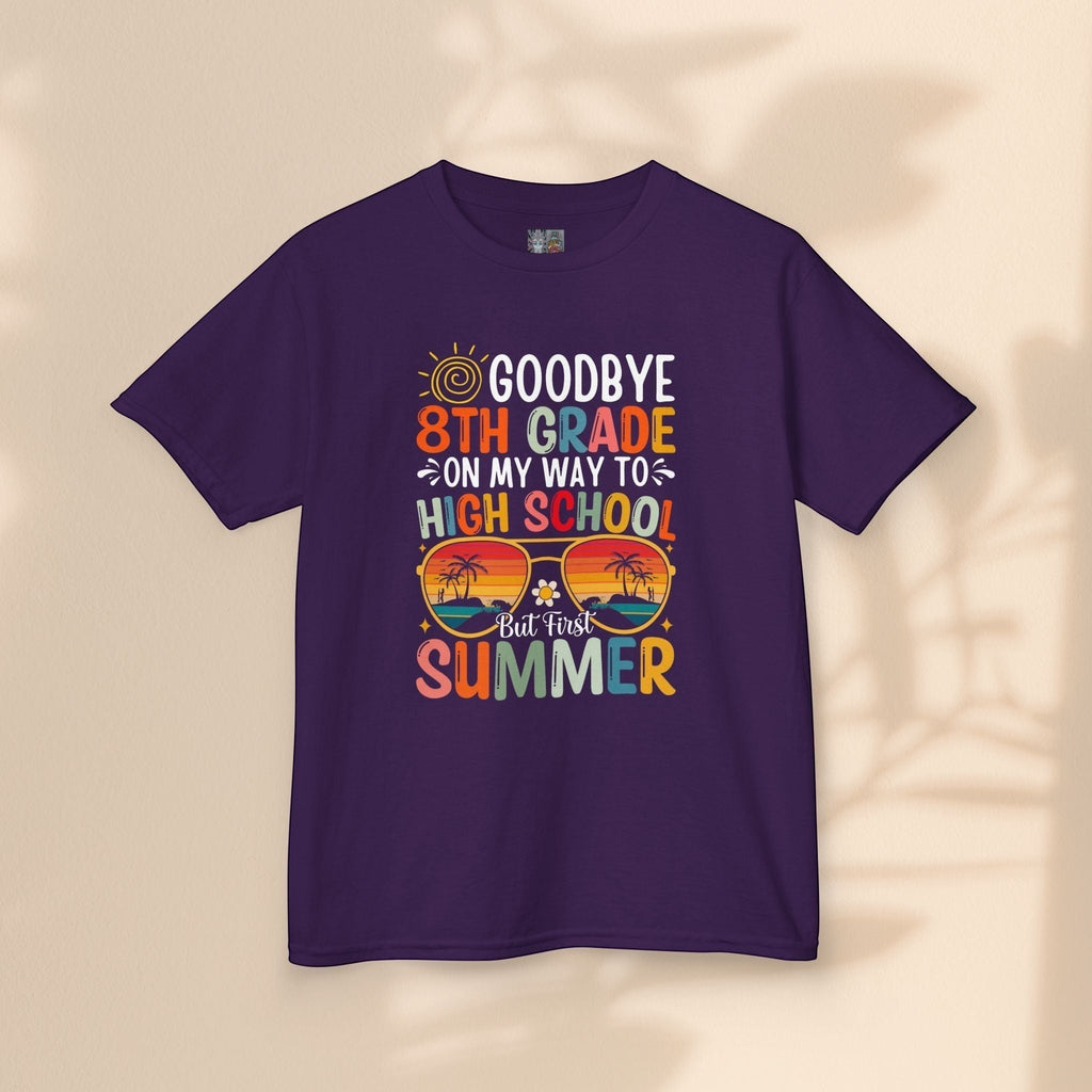 Goodbye 8th Grade Summer Kids Tee - Fun & Stylish Graduation Shirt