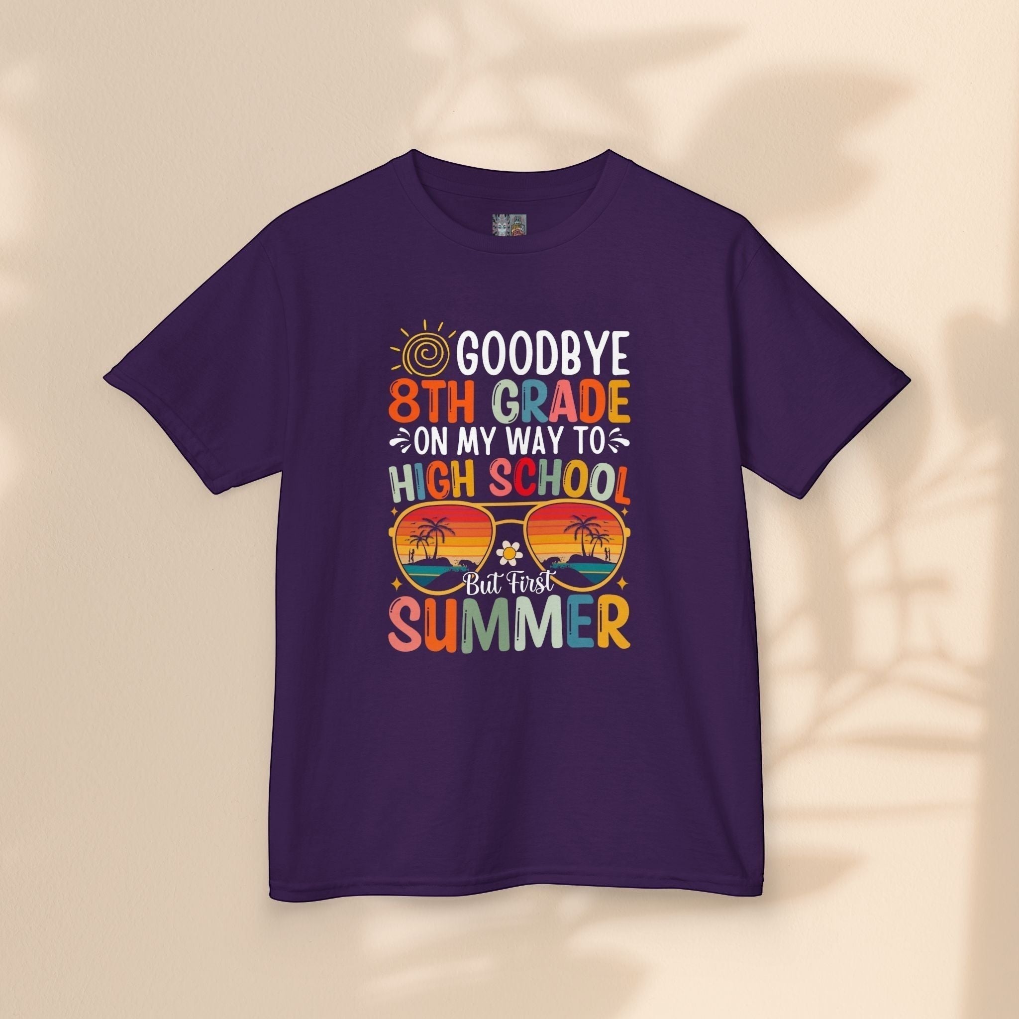Goodbye 8th Grade Summer Kids Tee - Fun & Stylish Graduation Shirt
