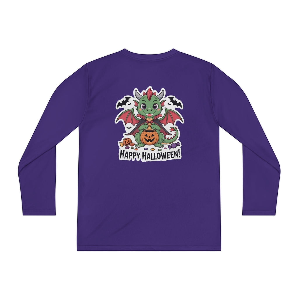 Halloween Youth Long Sleeve Tee – Cozy Kids Shirt for Trick-or-Treating & Parties