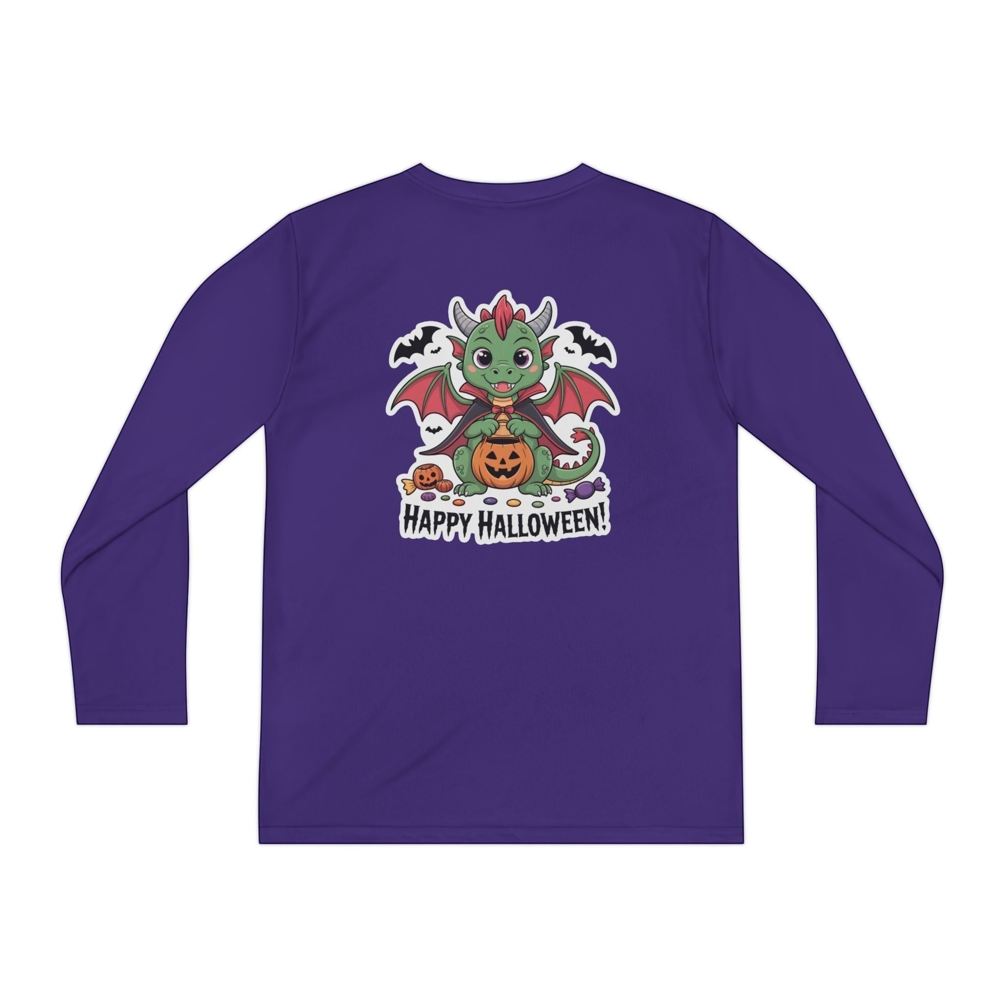 Halloween Youth Long Sleeve Tee – Cozy Kids Shirt for Trick-or-Treating & Parties