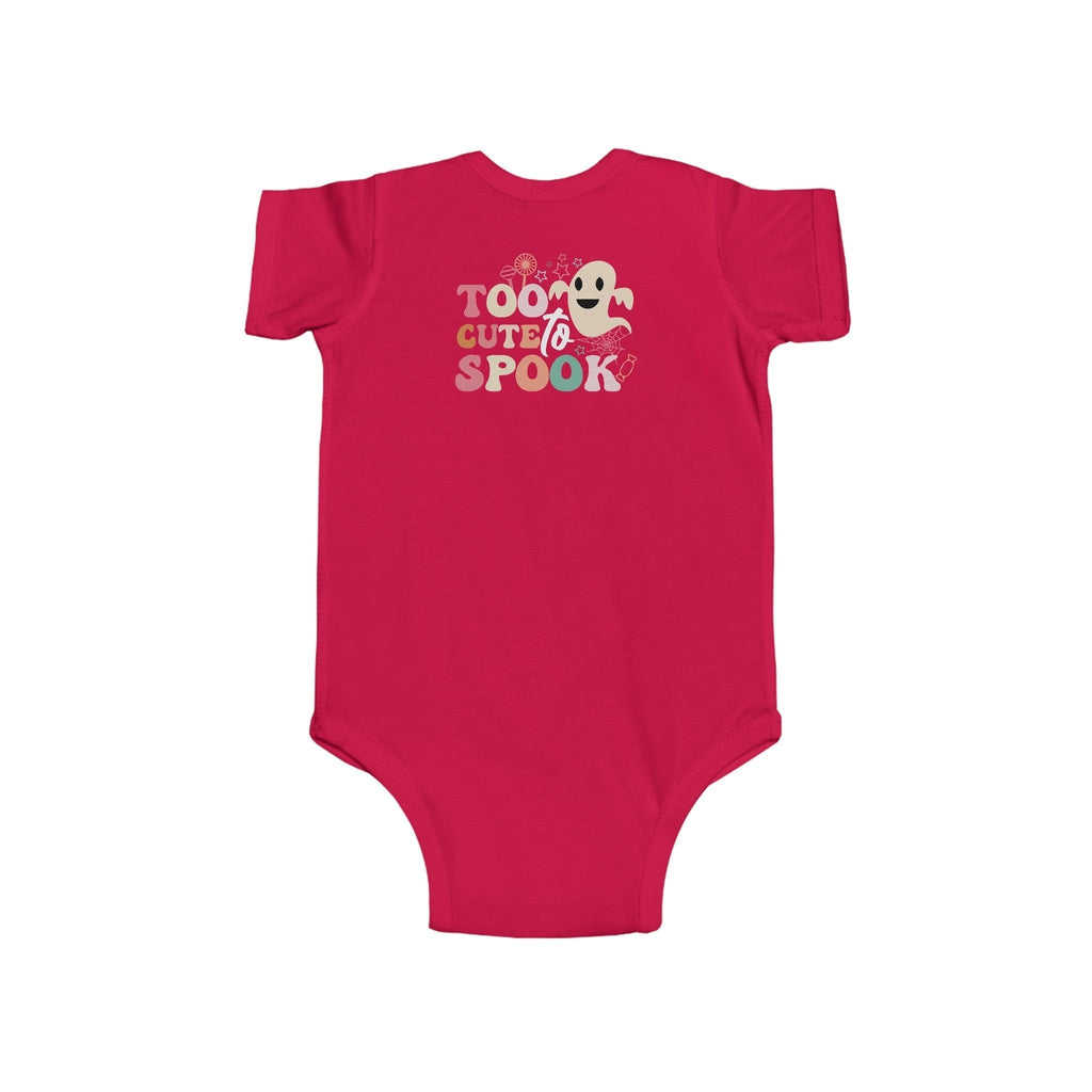 Infant Fine Jersey Bodysuit - Too Cute To Spook