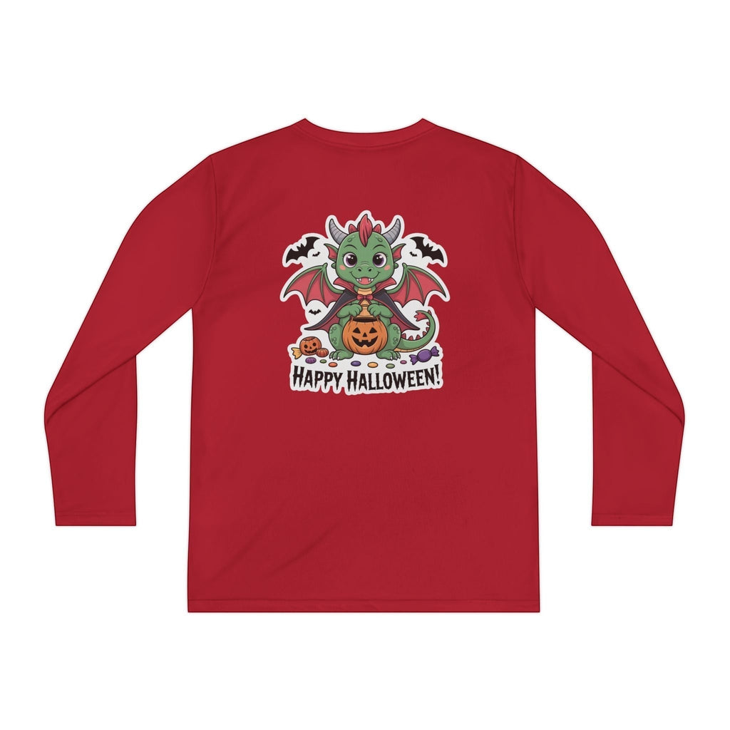 Halloween Youth Long Sleeve Tee – Cozy Kids Shirt for Trick-or-Treating & Parties