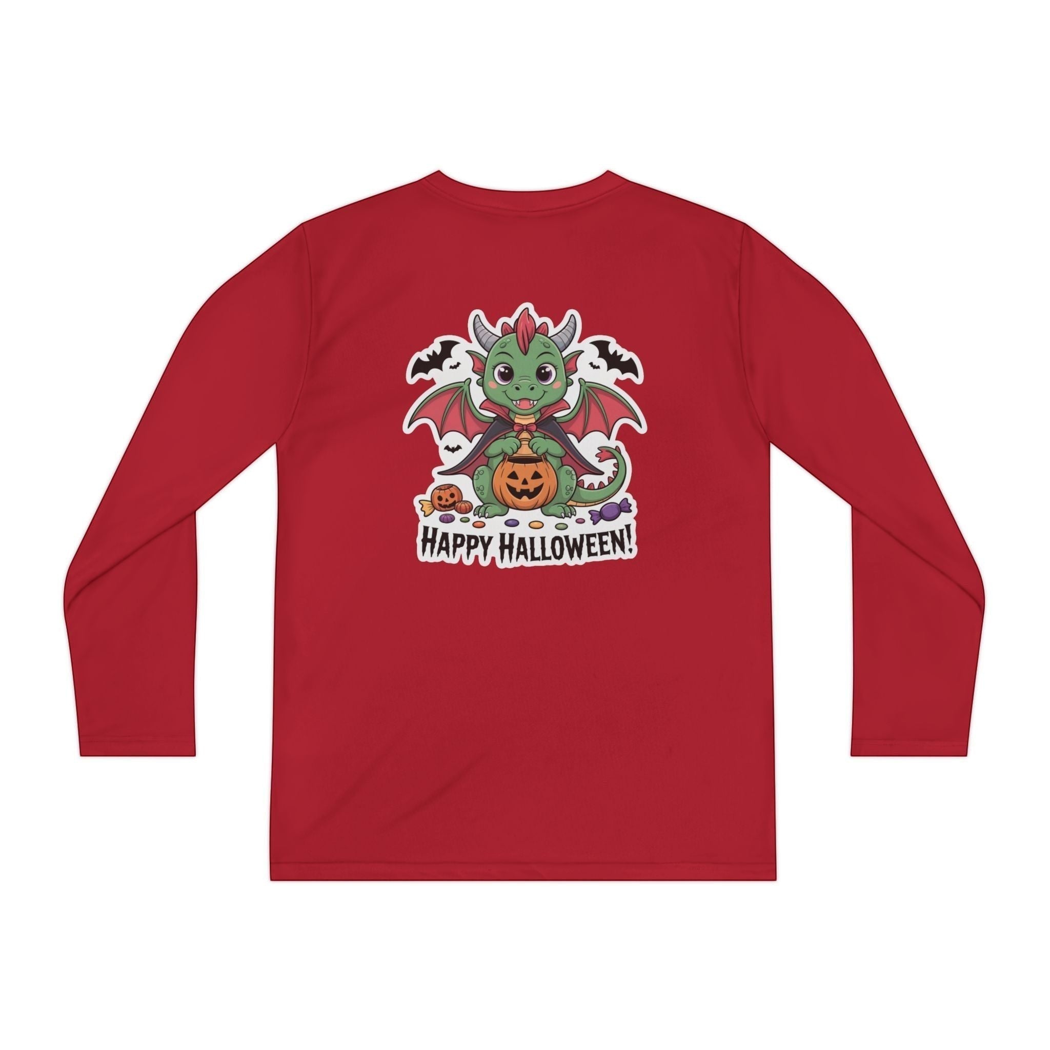Halloween Youth Long Sleeve Tee – Cozy Kids Shirt for Trick-or-Treating & Parties