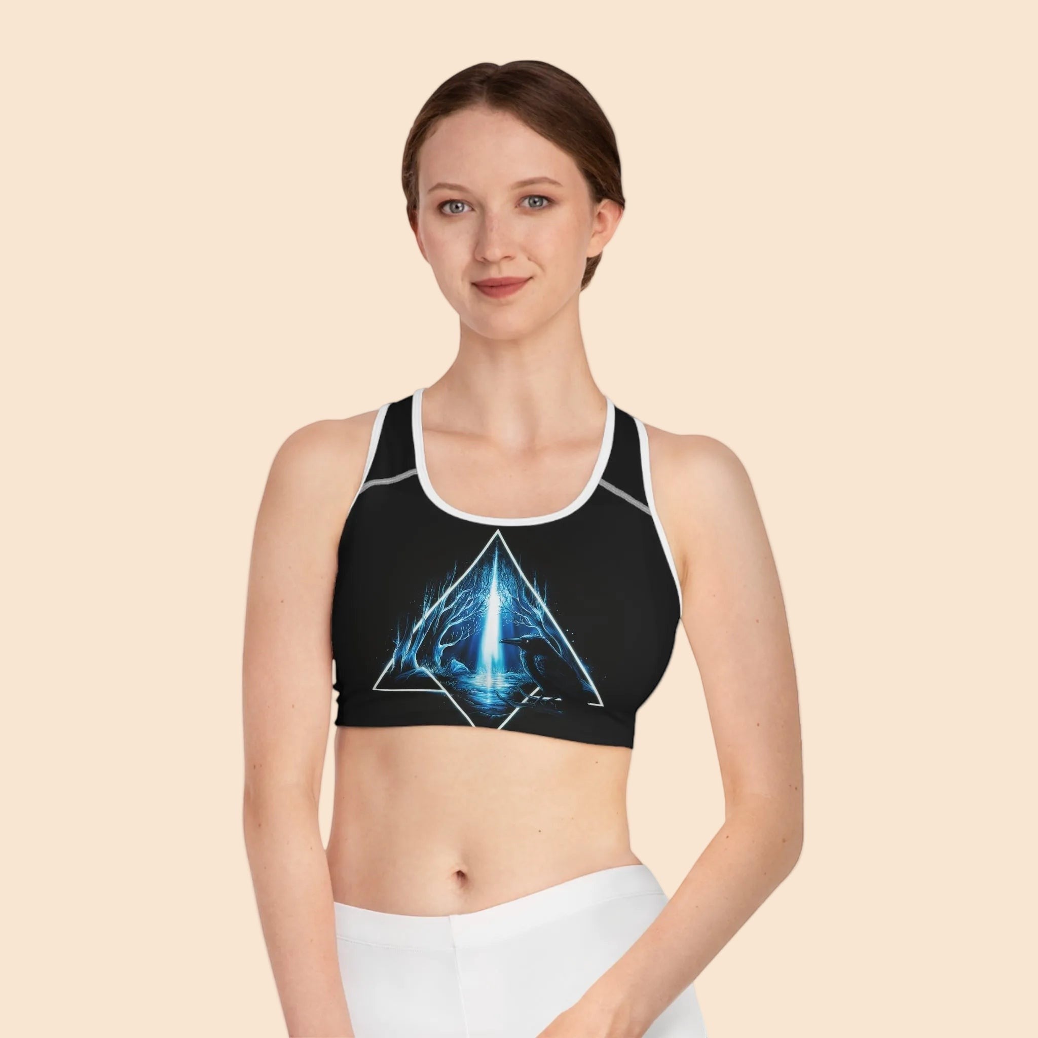 Message of Revolution Sports Bra - Empowering Activewear for Gym & Yoga