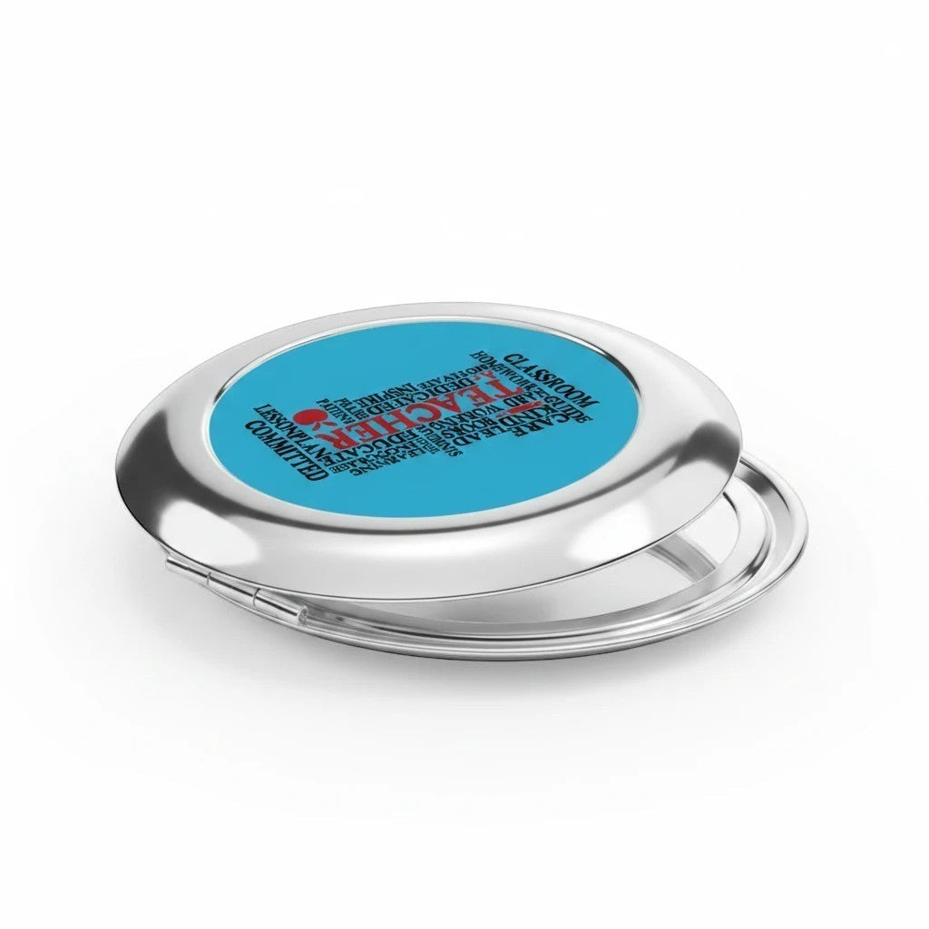 Compact Travel Mirror - Teacher Words