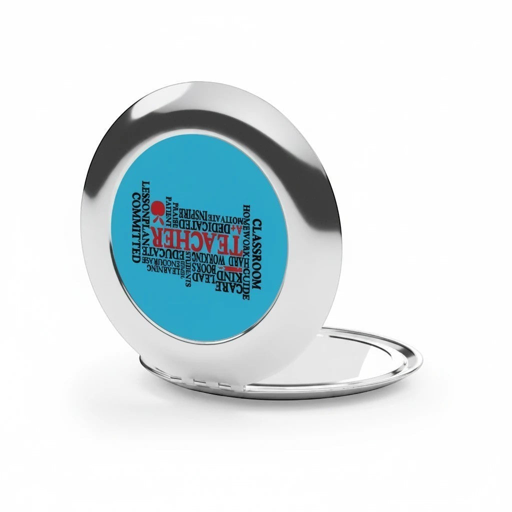 Compact Travel Mirror - Teacher Words