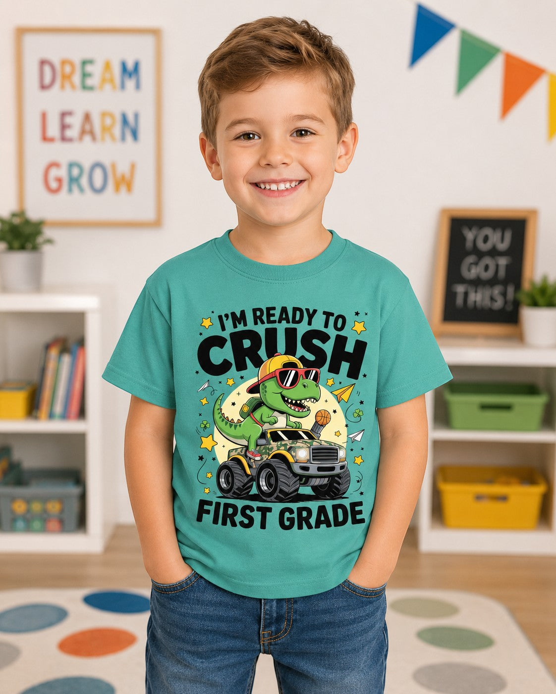 First Grade Youth T-Shirt – Cute Back to School Tee for Kids