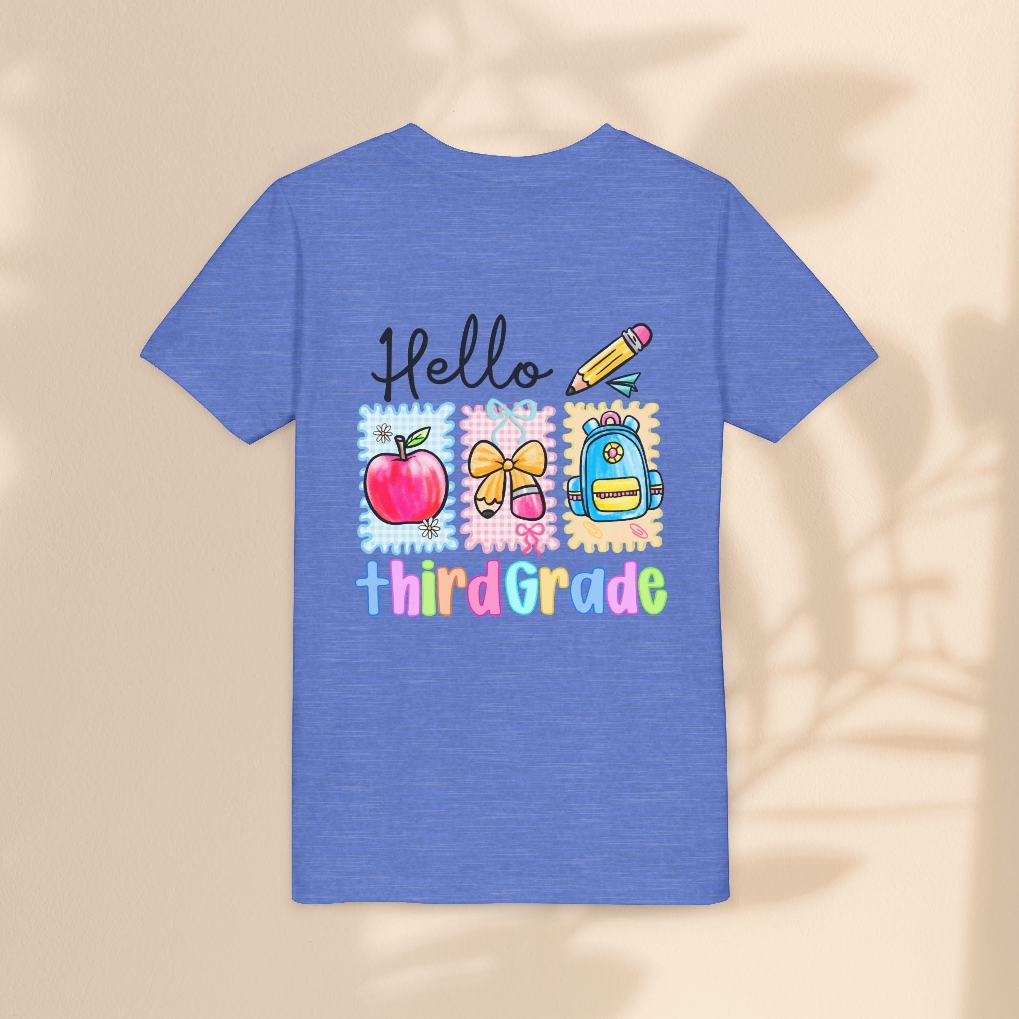 Hello Third Grade Kids T-Shirt – Back to School Youth Tee