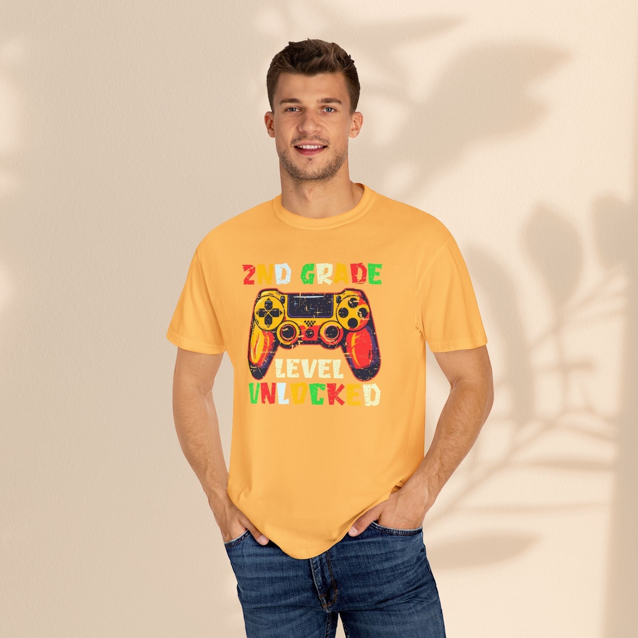 2nd Grade Gamer Kids T-Shirt – Level Unlocked Back to School Tee