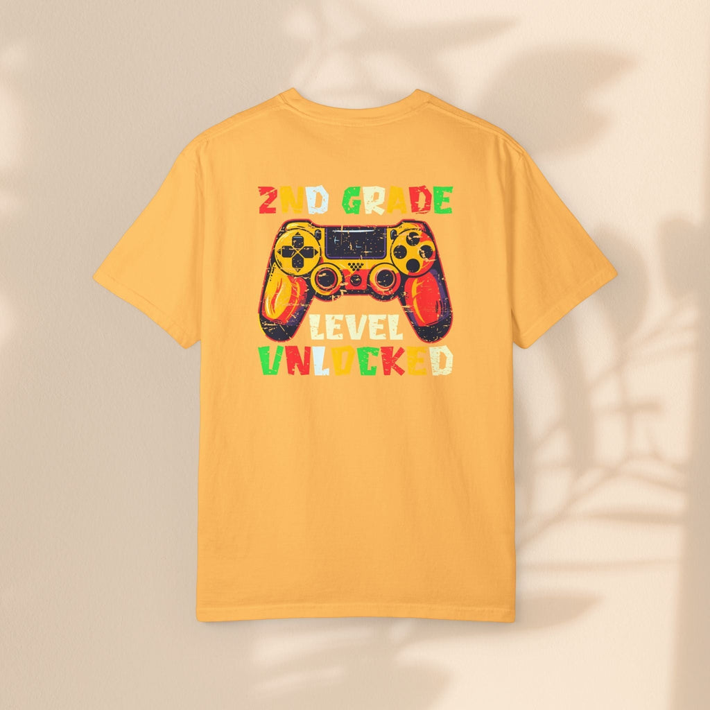 2nd Grade Gamer Kids T-Shirt – Level Unlocked Back to School Tee
