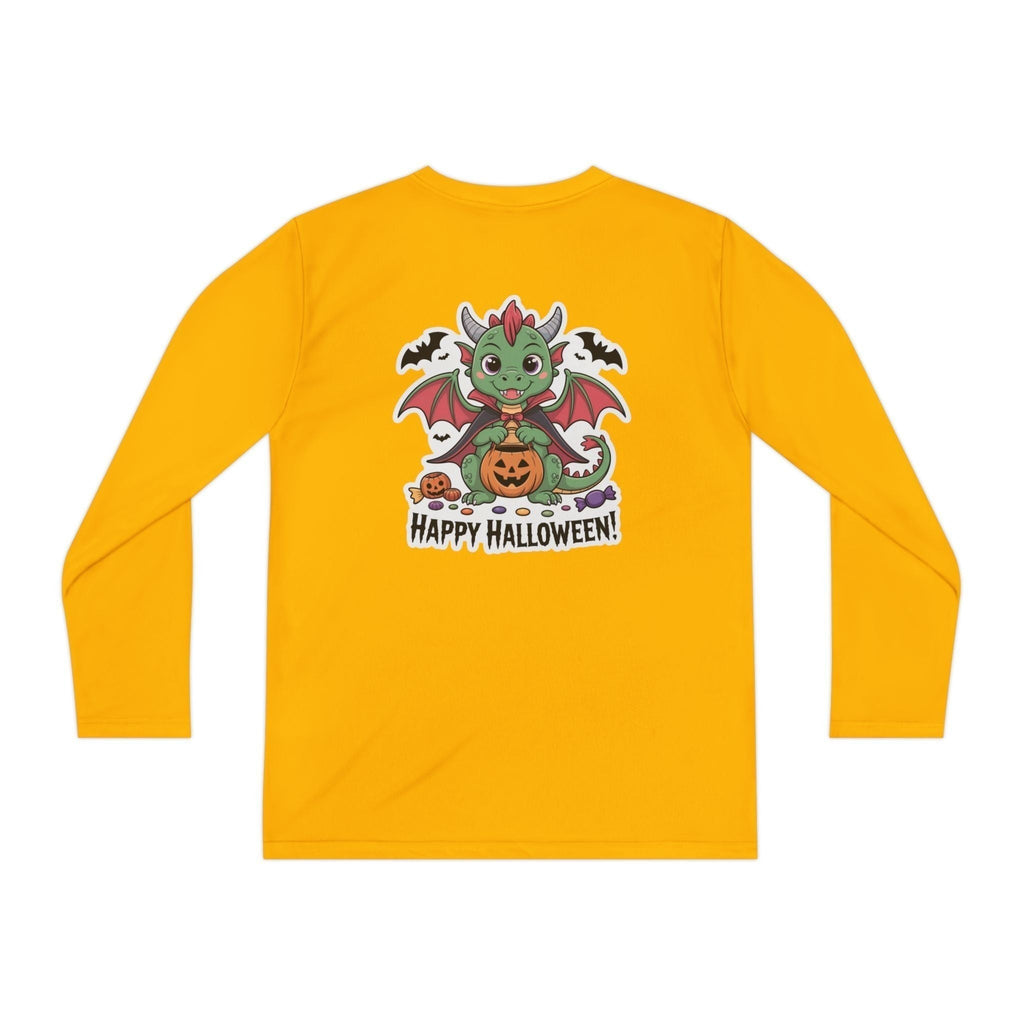 Halloween Youth Long Sleeve Tee – Cozy Kids Shirt for Trick-or-Treating & Parties