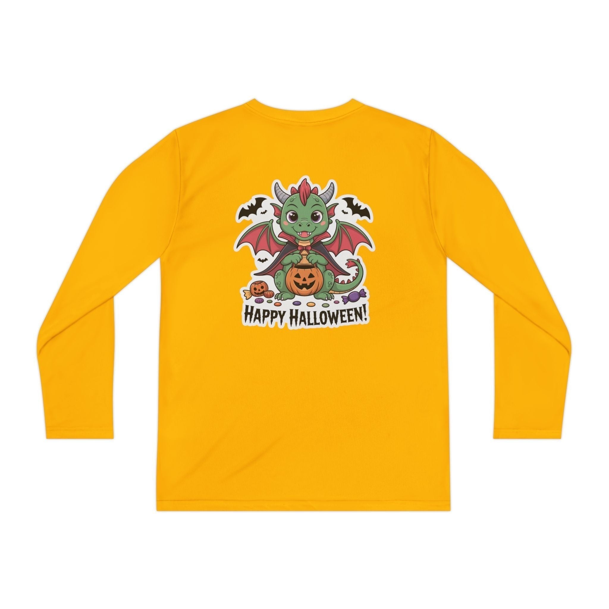 Halloween Youth Long Sleeve Tee – Cozy Kids Shirt for Trick-or-Treating & Parties