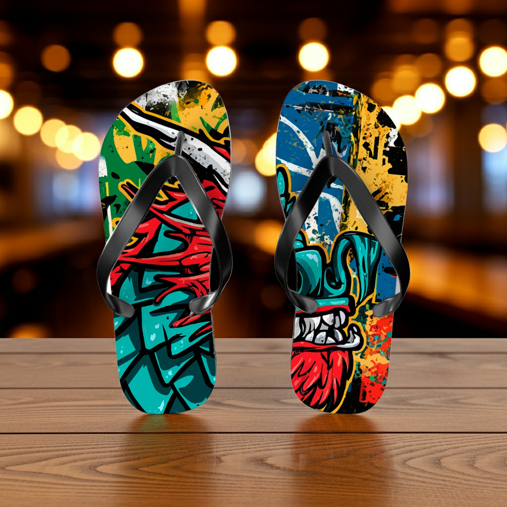 Street Dragon Flip Flops – Urban Dragon Beach Sandals