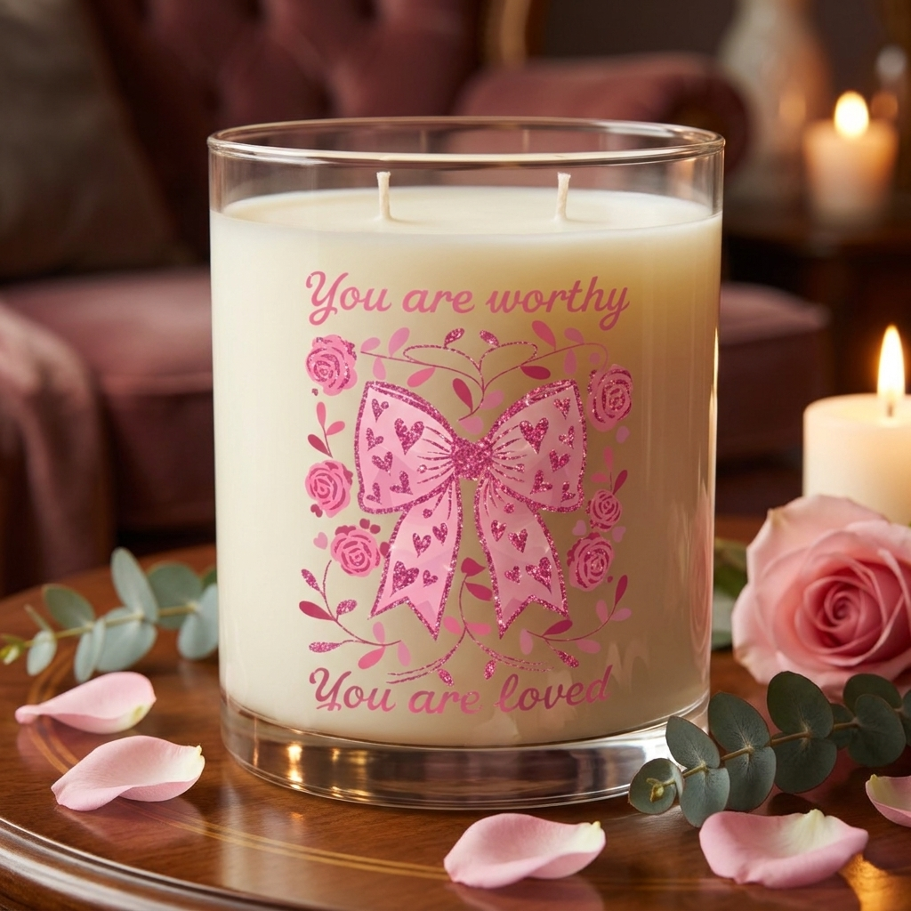 Candle - You Are Worthy, You Are Loved