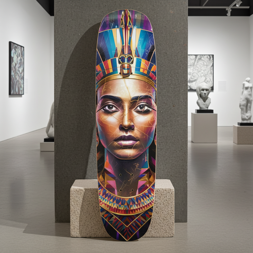Majestic Egypt Skateboard – Personalized Egyptian Maple Deck